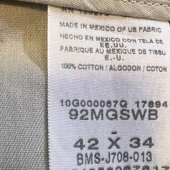 Wrangler George Strait Black Flat Front Pants. Brushed Twill Easy Care Fabric. S - Picture 8 of 9